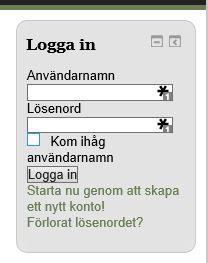 Skapa användarkonto